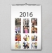 Calendar A4 personalizat cu poza ta - V54