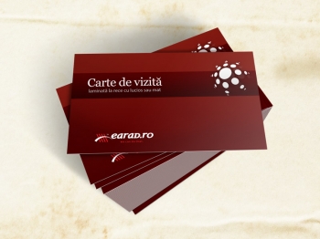 Carte de vizita laminat rece 