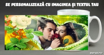 Cana personalizata pentru indragostiti